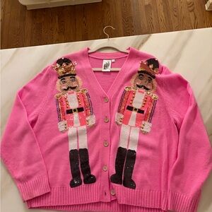 Queen of sparkles nutcracker cardigan